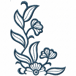 Flowers And Tree Embroidery Design 6 Flowers And Tree Embroidery Design 6
